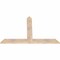 Ekena Millwork Portland Smooth Timber Gable Bracket, Douglas Fir, 60"W x 40"H x 1 1/2"D x 5 1/2"F, 16/12 Pitch GBW060X40X0206POR00SDF - alternate 4